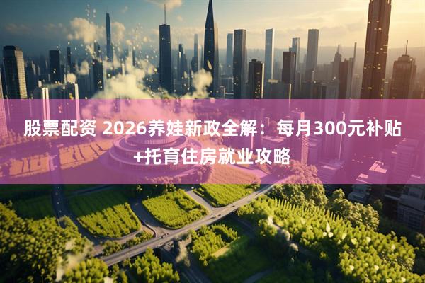 股票配资 2026养娃新政全解：每月300元补贴+托育住房就业攻略